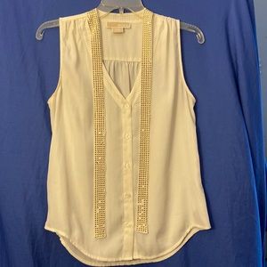 MICHAEL KORS Women sleeveless shirt with gold studs
